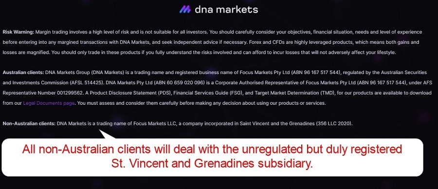 DNA Markets Regulation DNA Markets Regulation